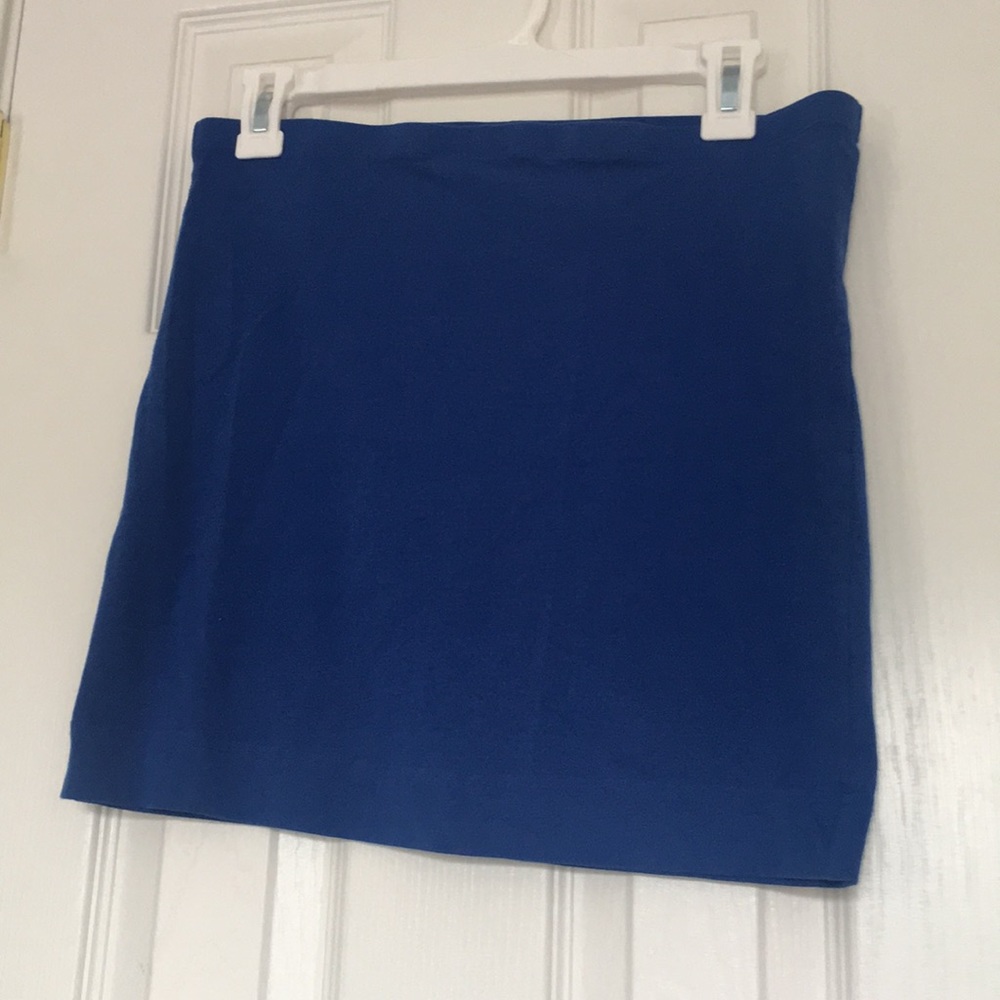 Blue bodycon skirt!